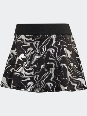 adidas Black & White Marble Glam On Tennis Skort